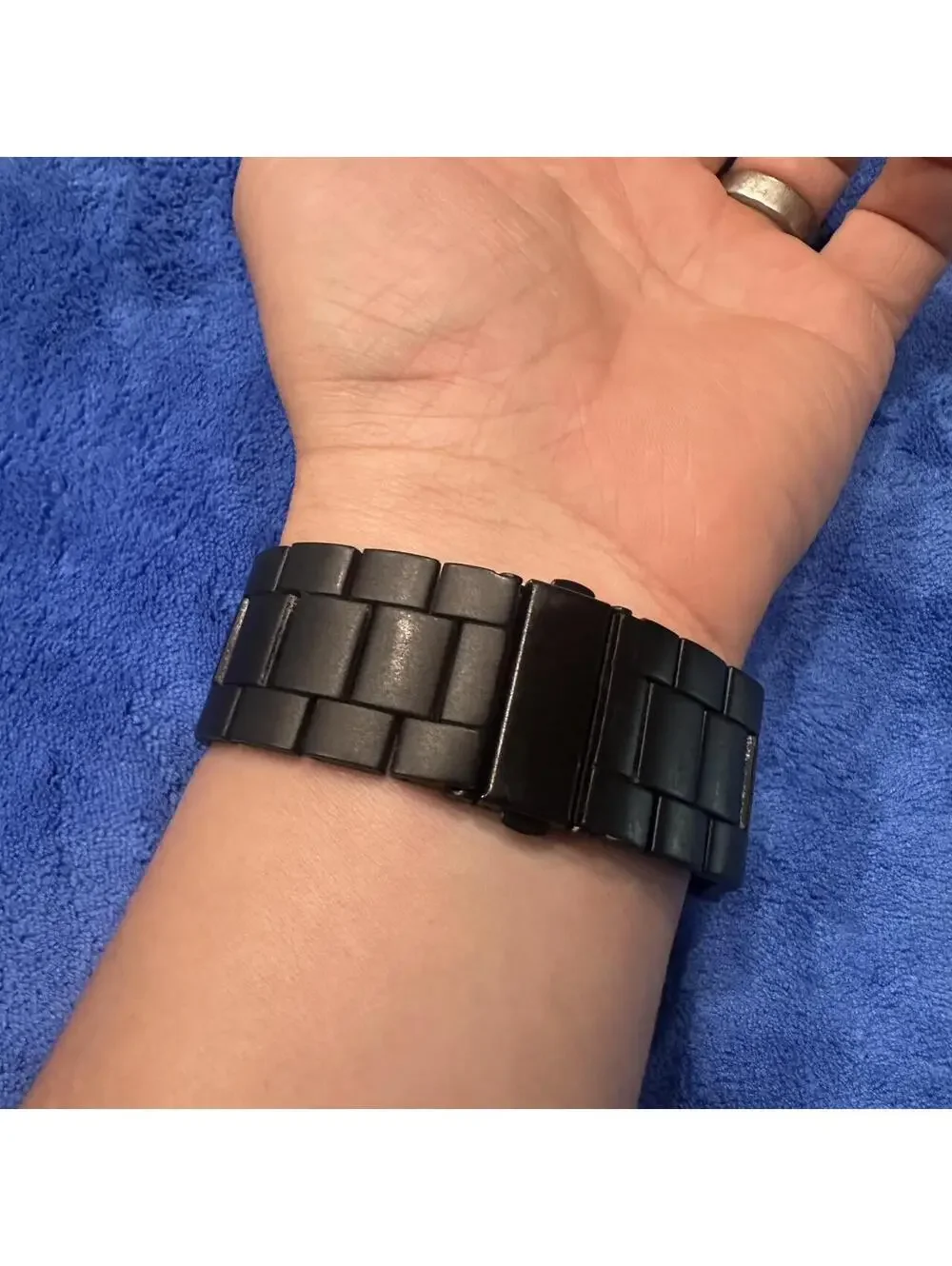 Black and Blue Accent Watch